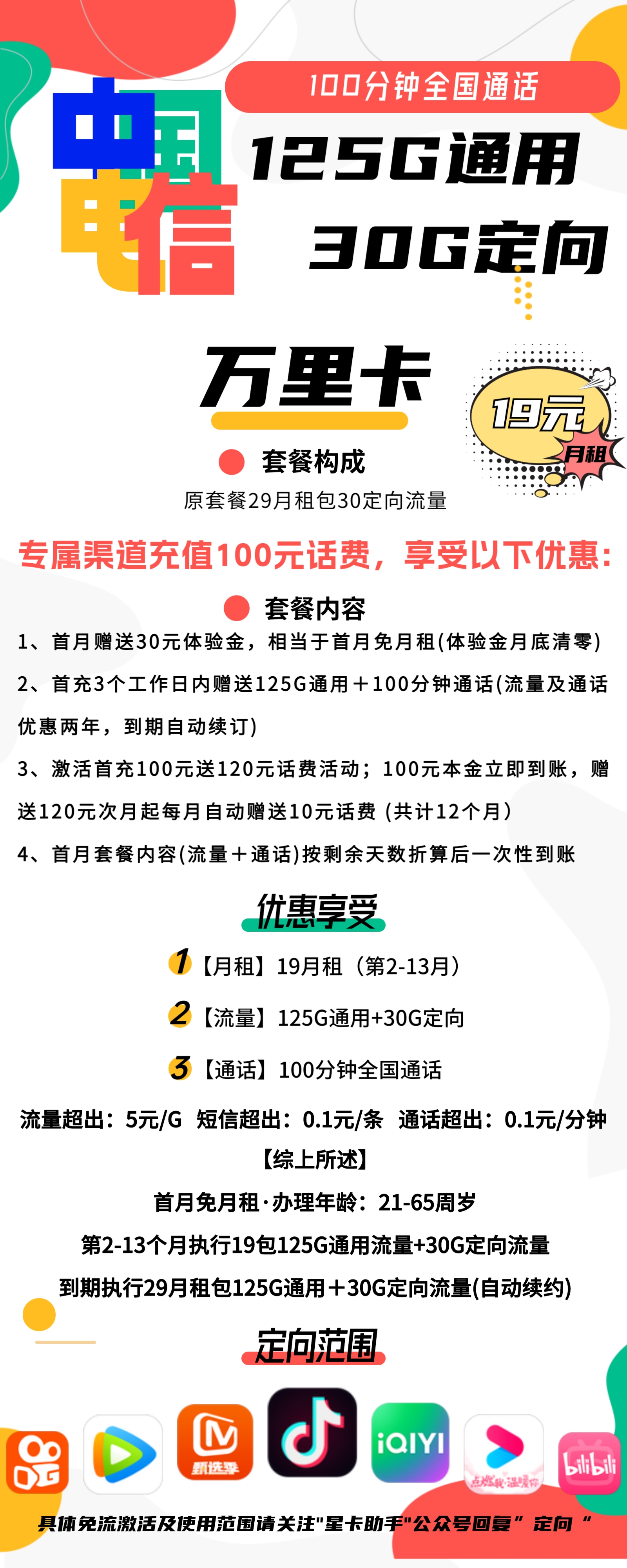 电信19元155g流量卡是真的吗？务必看清优惠期！